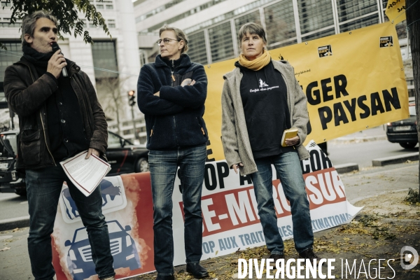 Conférence de presse de la confédération paysanne