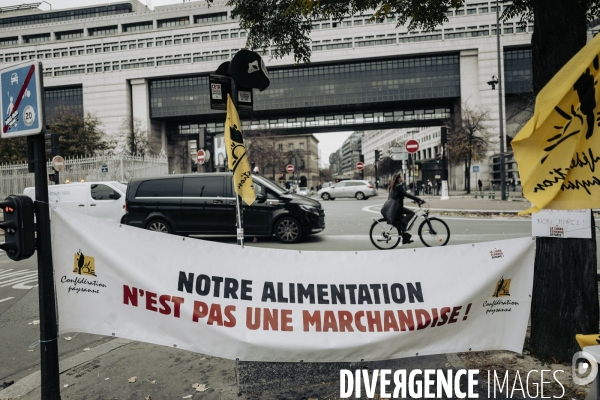 Conférence de presse de la confédération paysanne