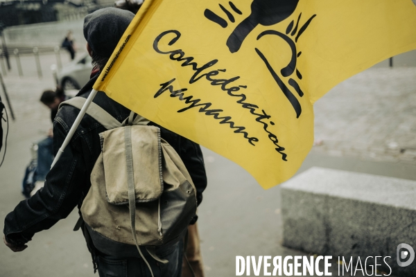 Conférence de presse de la confédération paysanne