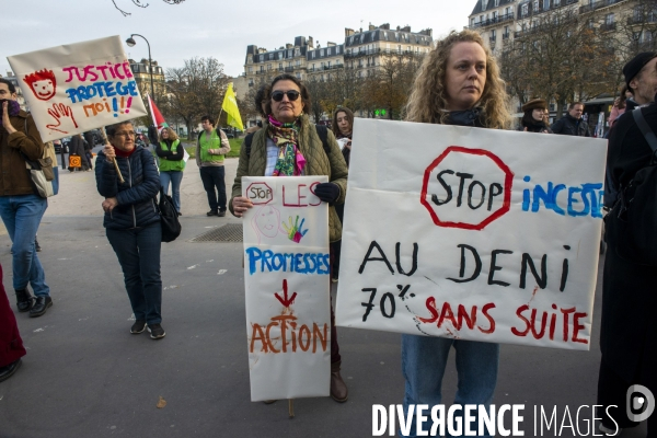Rassemblement contre les violences faites aux enfants