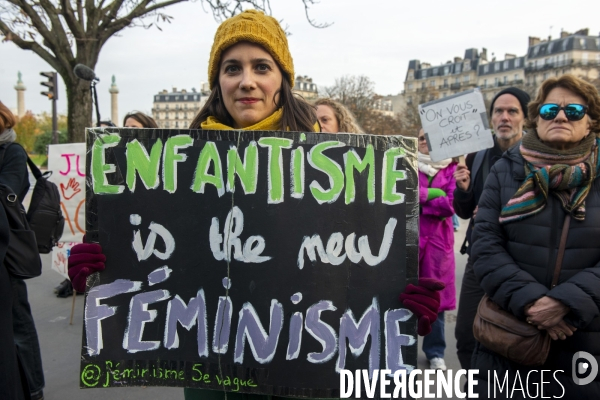 Rassemblement contre les violences faites aux enfants