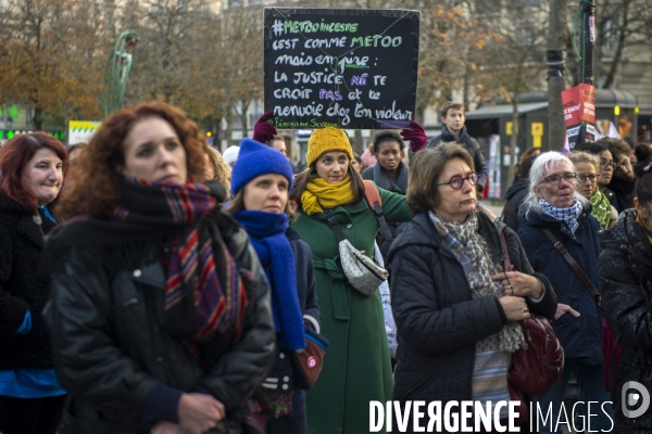 Rassemblement contre les violences faites aux enfants