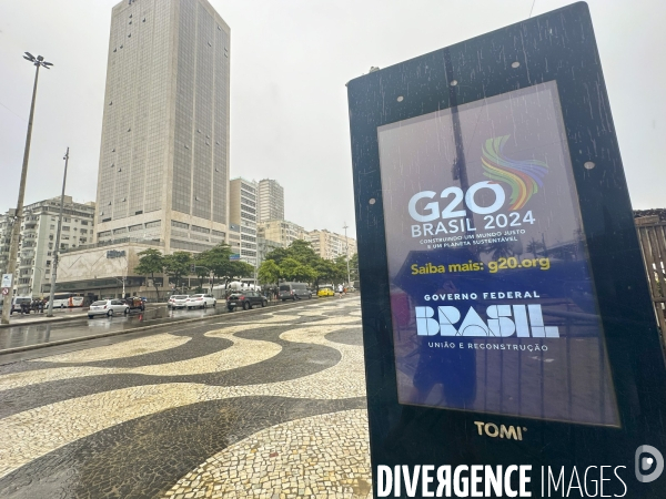 Sommet du g20 a rio bresil