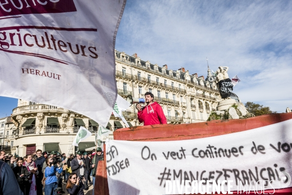 Montpellier - Colere des Agriculteurs - 18.11.2024