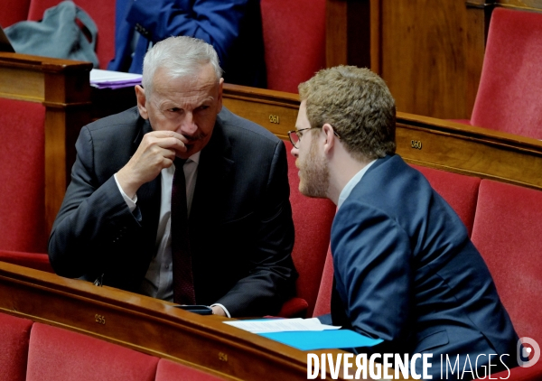 Assemblee nationale/ Vote de la premiere partie du budget de l etat