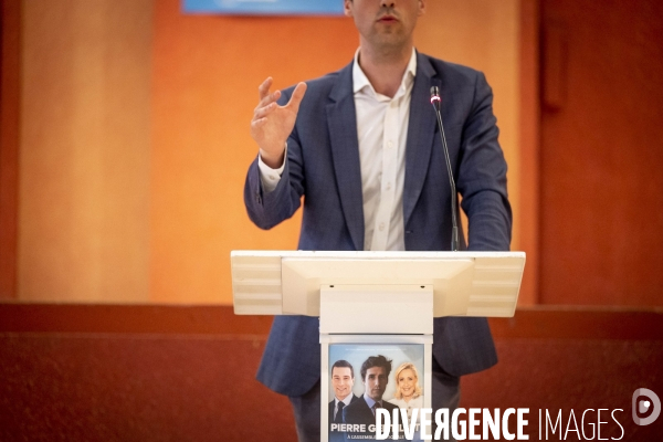 Pierre Gentillet (RN) en campagne aux législatives 2024