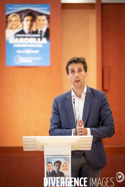 Pierre Gentillet (RN) en camapgne aux législatives 2024
