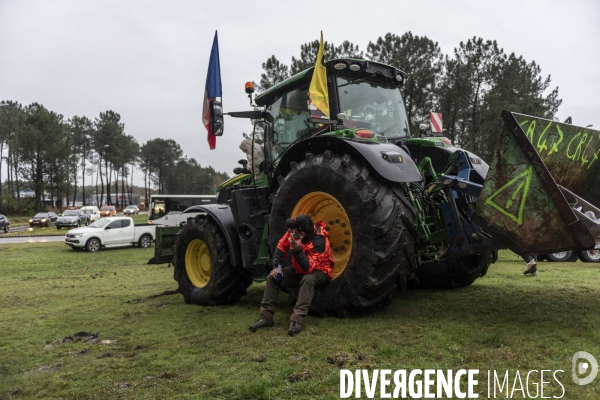 Blocages de la Coordination Rurale dans les Landes