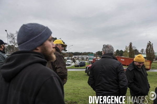 Blocages de la Coordination Rurale dans les Landes