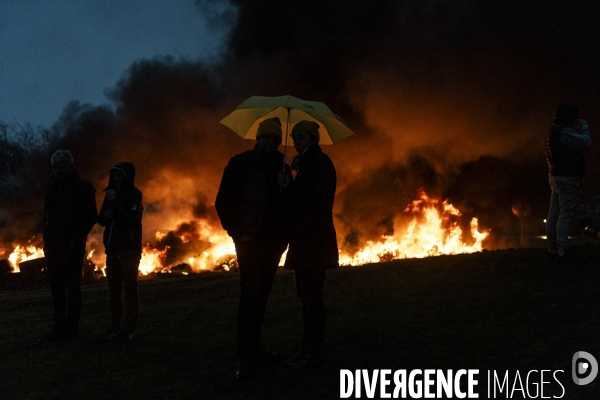 Blocages de la Coordination Rurale dans les Landes