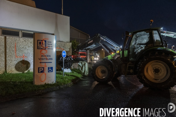 Blocages de la Coordination Rurale dans les Landes