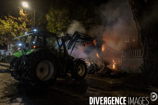 Blocages de la Coordination Rurale dans les Landes