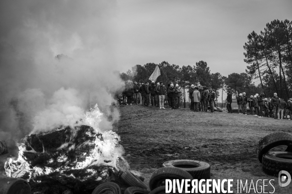Blocages de la Coordination Rurale dans les Landes