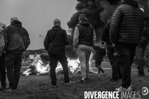 Blocages de la Coordination Rurale dans les Landes