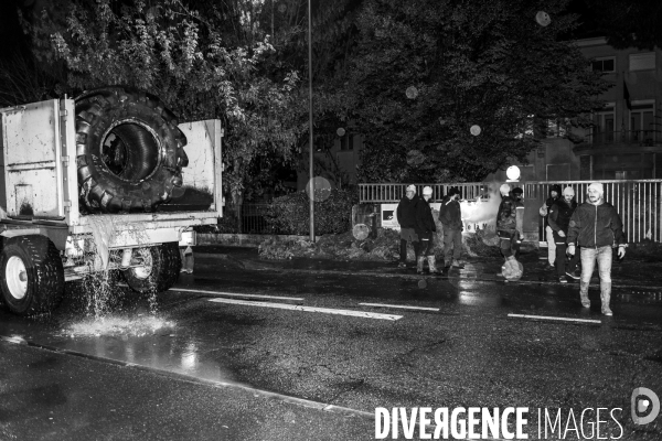 Blocages de la Coordination Rurale dans les Landes