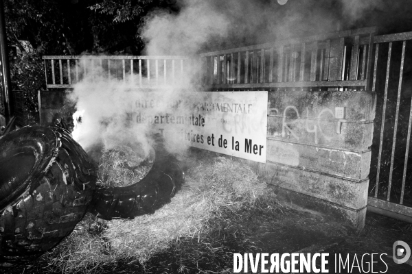 Blocages de la Coordination Rurale dans les Landes
