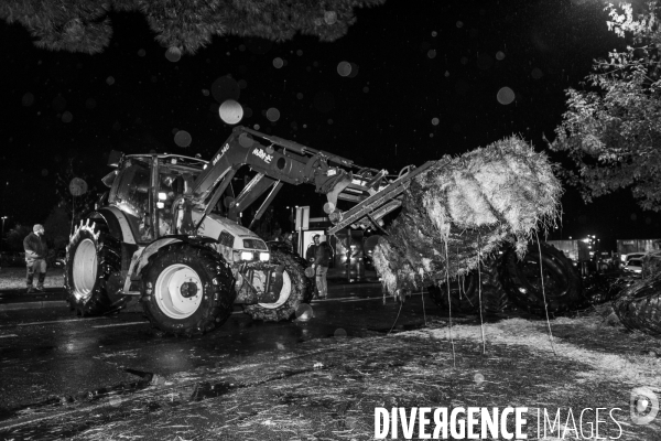 Blocages de la Coordination Rurale dans les Landes