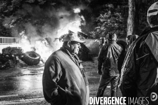 Blocages de la Coordination Rurale dans les Landes