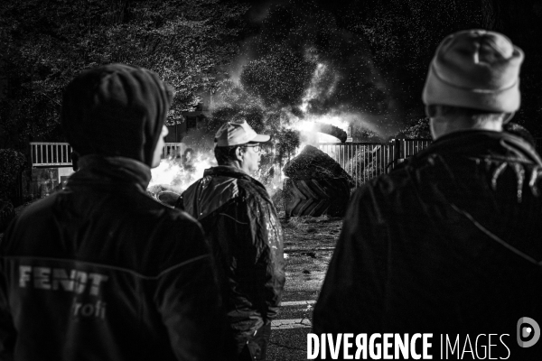 Blocages de la Coordination Rurale dans les Landes