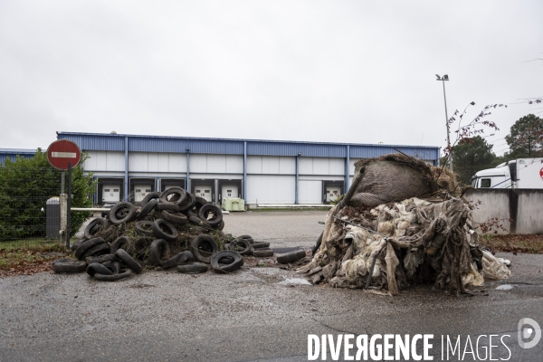 Blocages de la Coordination Rurale dans les Landes