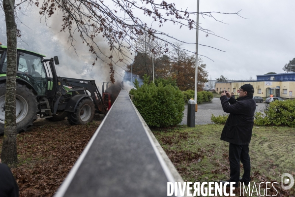 Blocages de la Coordination Rurale dans les Landes