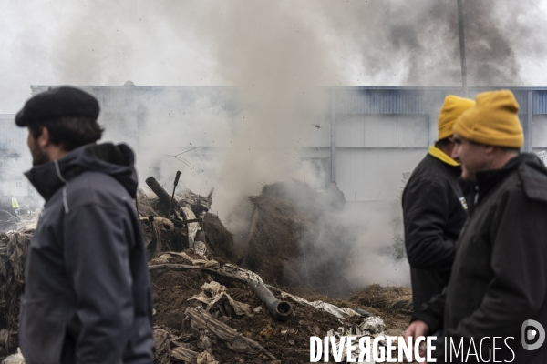 Blocages de la Coordination Rurale dans les Landes