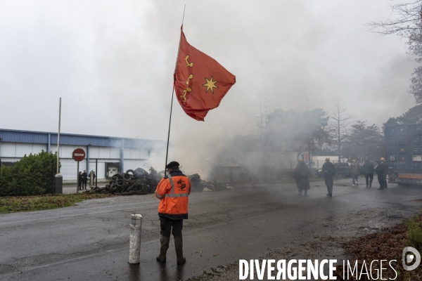 Blocages de la Coordination Rurale dans les Landes