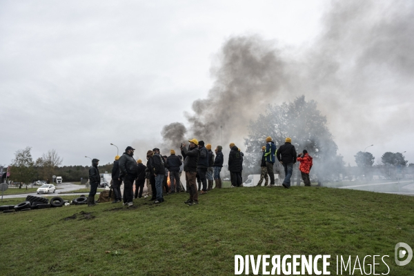 Blocages de la Coordination Rurale dans les Landes