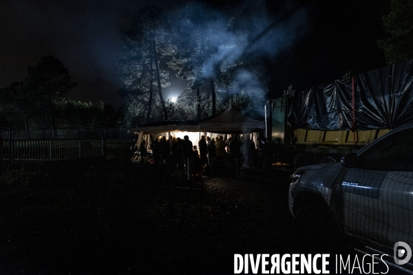 Blocages de la Coordination Rurale dans les Landes