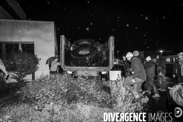 Blocages de la Coordination Rurale dans les Landes