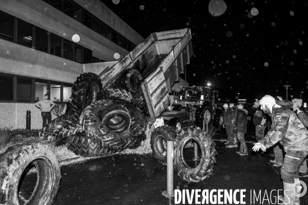 Blocages de la Coordination Rurale dans les Landes