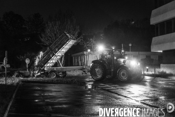 Blocages de la Coordination Rurale dans les Landes