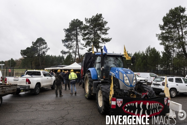 Blocages de la Coordination Rurale dans les Landes