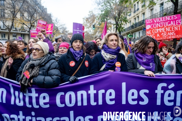 Manifestation contre les violences faites aux femmes