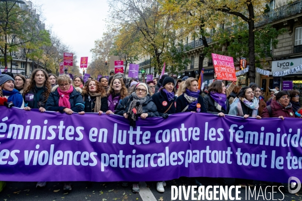 Manifestation contre les violences faites aux femmes