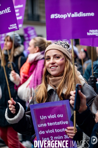 Manifestation contre les violences faites aux femmes