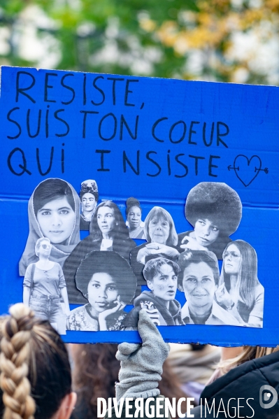 Manifestation contre les violences faites aux femmes