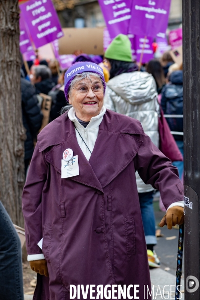 Manifestation contre les violences faites aux femmes