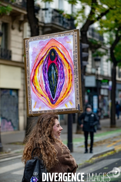 Manifestation contre les violences faites aux femmes