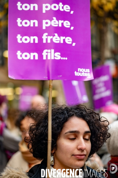 Manifestation contre les violences faites aux femmes