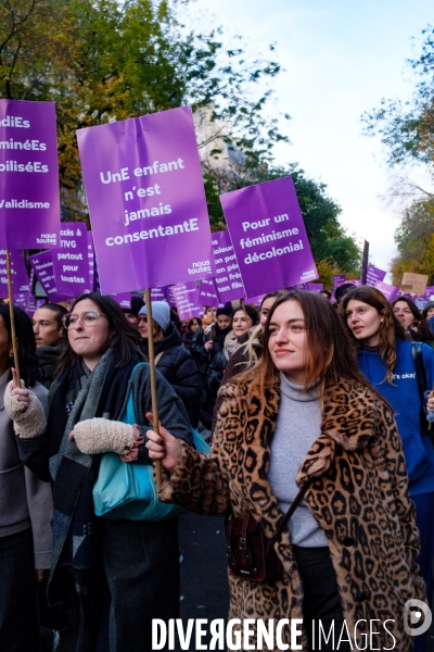 Manifestation contre les violences faites aux femmes