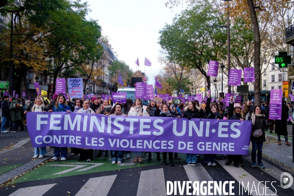 Manifestation contre les violences faites aux femmes