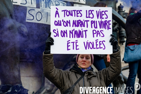Manifestation contre les violences faites aux femmes
