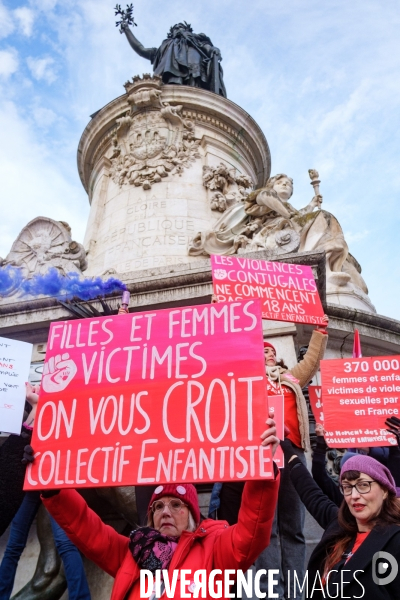 Manifestation contre les violences faites aux femmes