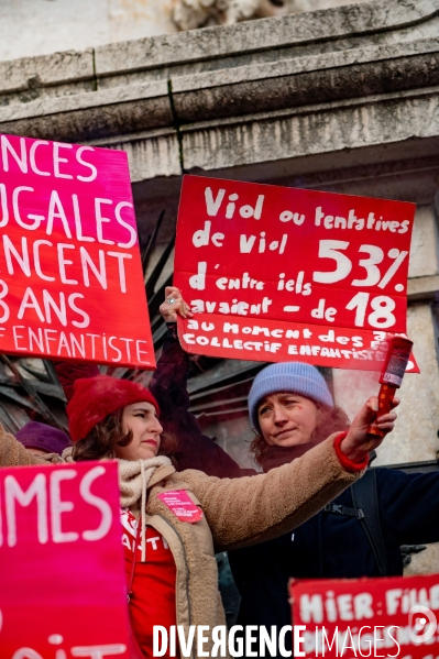 Manifestation contre les violences faites aux femmes