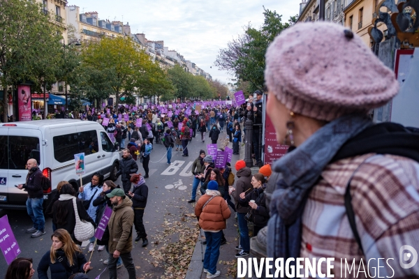 Manifestation contre les violences faites aux femmes