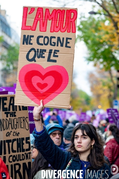 Manifestation contre les violences faites aux femmes