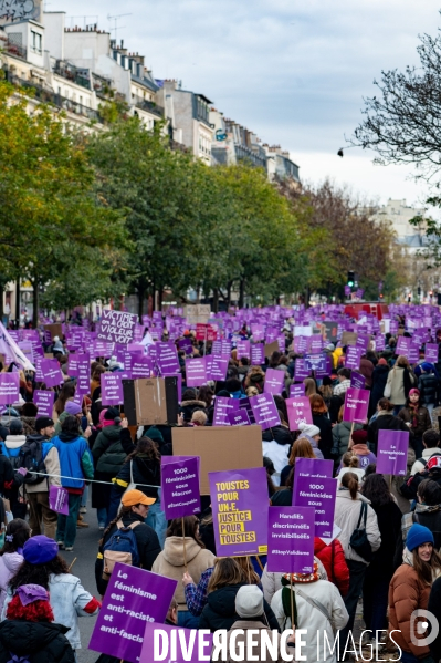 Manifestation contre les violences faites aux femmes