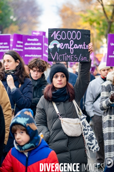 Manifestation contre les violences faites aux femmes