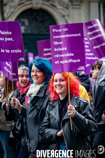 Manifestation contre les violences faites aux femmes